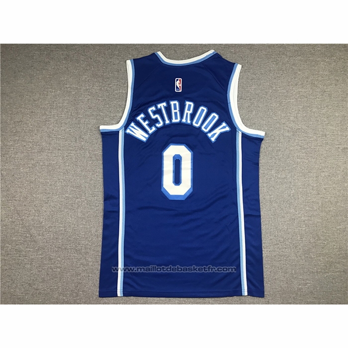 Maillot Los Angeles Lakers Russell Westbrook #0 Classic 2021-2022 Bleu